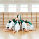 Rytmisk gymnastikopvisning på Lomborg idrætsefterskole